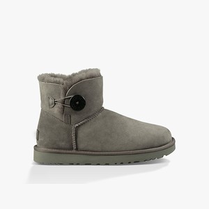 Ugg Mini Bailey Button II Women Classic Boots Olive (5792NYGSW)